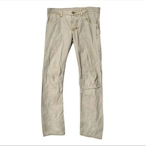 Kazuyuki Kumagai (attachment) Designer Tan Chino Color Pants Trousers Sz 2 M